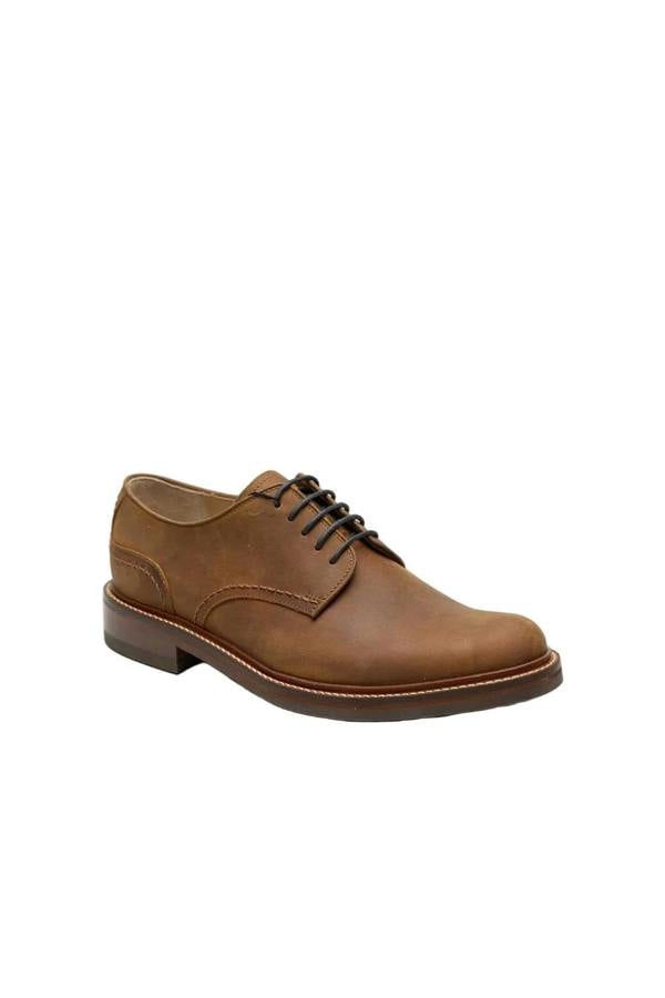 Chapman & Moore Plain Derby Country Oiled Leather Men's Tan Shoes