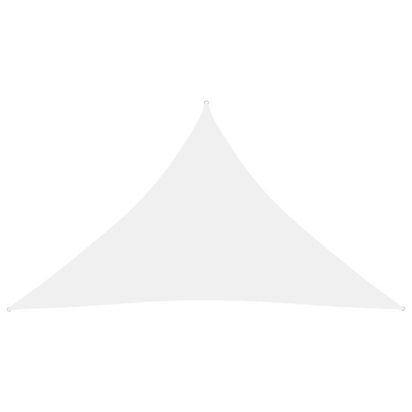 Berkfield Sunshade Sail Oxford Fabric Triangular 3x3x4.24 m White