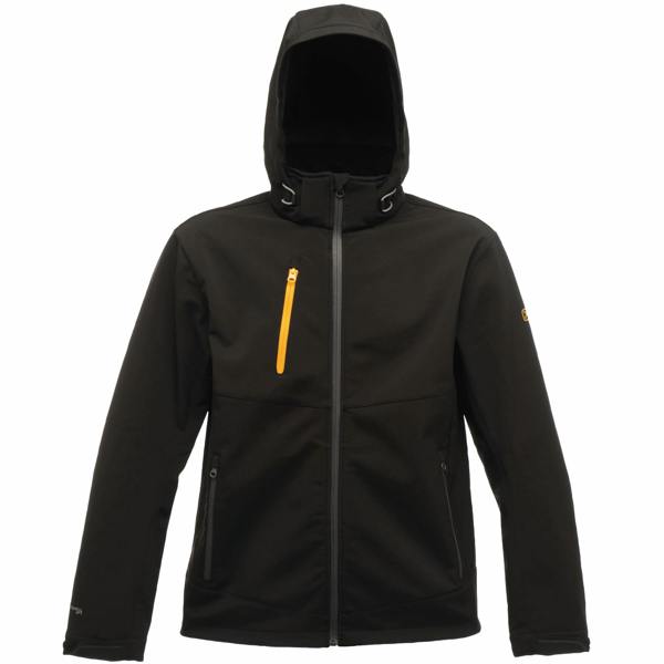 Regatta Mens Dropzone 3 Layer Softshell Jacket - Black - 