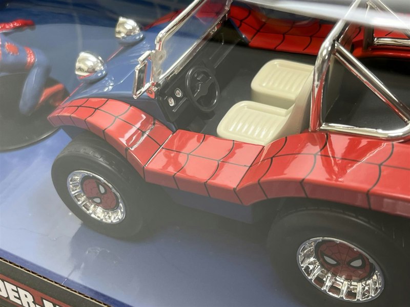 Jada Marvel Spiderman Figure and Buggy 1:24 Scale 33729 253225030