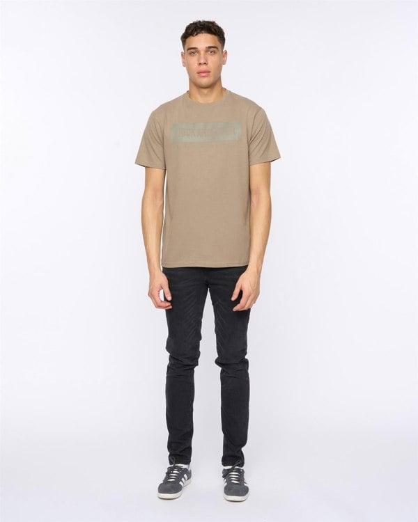 Duck and Cover Chatts T-Shirt - Mocha