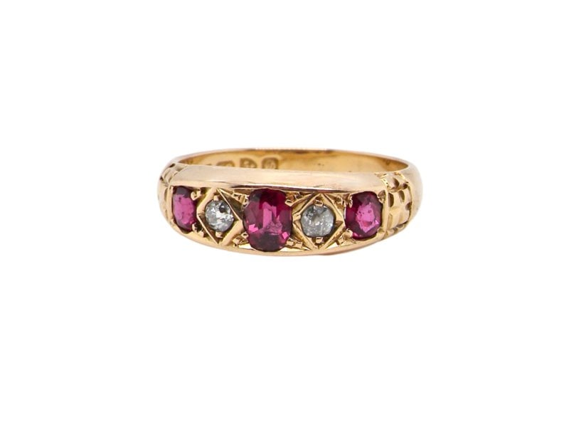 Vintage Tom An Edwardian Ruby and Diamond ring