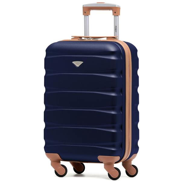 Flight Knight 55x35x20cm Cabin Carry Bag Hard Shell Suitcase 100+ Airline Approved