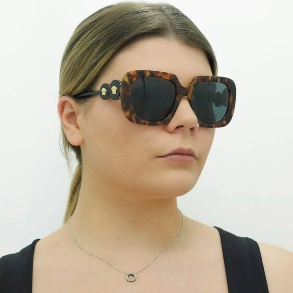 Versace Sunglasses VE4434 511987 Light Havana Dark Grey