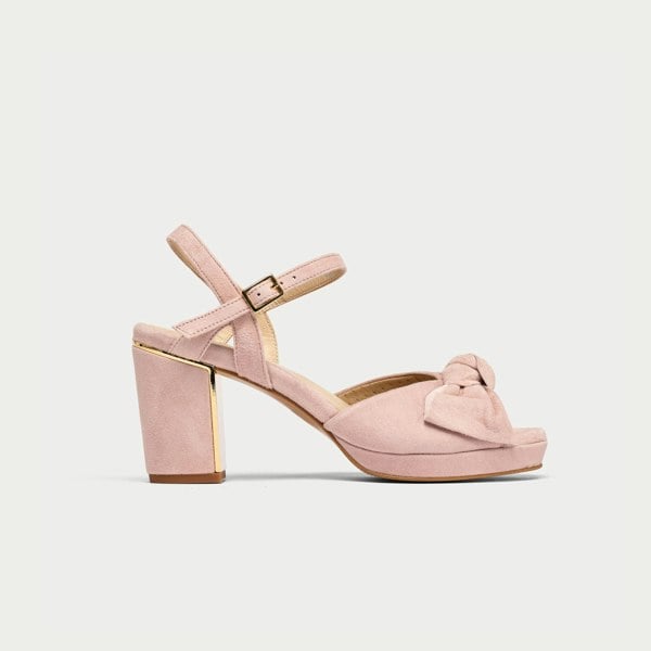 Calla Lizzie Shoes - Soft Rose Suede