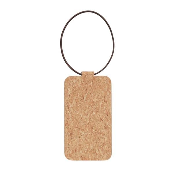MidOcean Ovalis Cork Luggage Tag - Beige - 