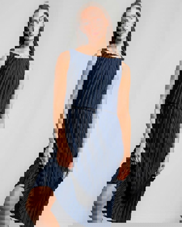 Great Plains Narcissus Jersey Pleated Womens Dress