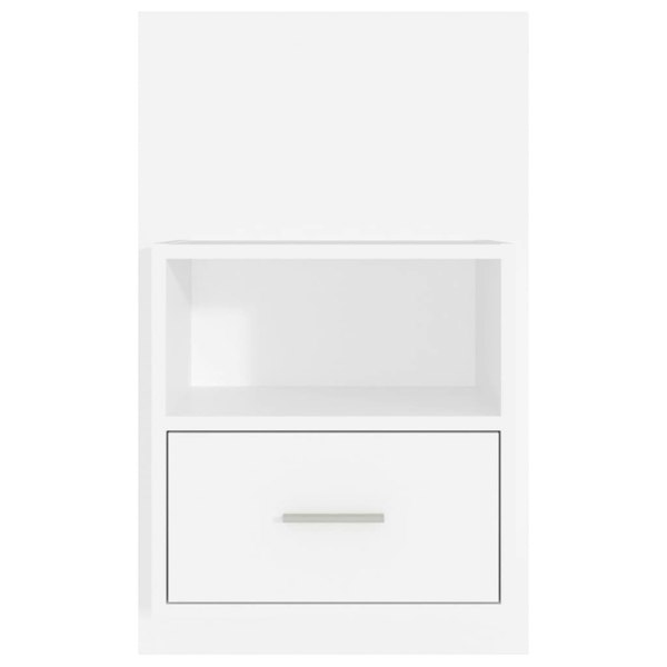 Berkfield Wall-mounted Bedside Cabinets 2 pcs White