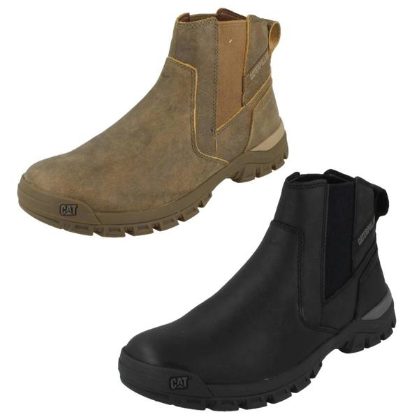Caterpillar Mens Caterpillar Pull On Dealer Boots Threshold Chelsea Boots P726055