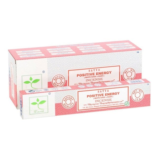 Serano 6 Packs of Positive Energy Earth Incense by Satya