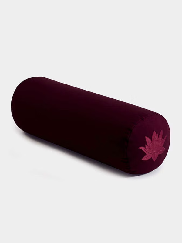 Yoga Studio Organic Cotton Buckwheat Lotus Meditation Bolster Cushion