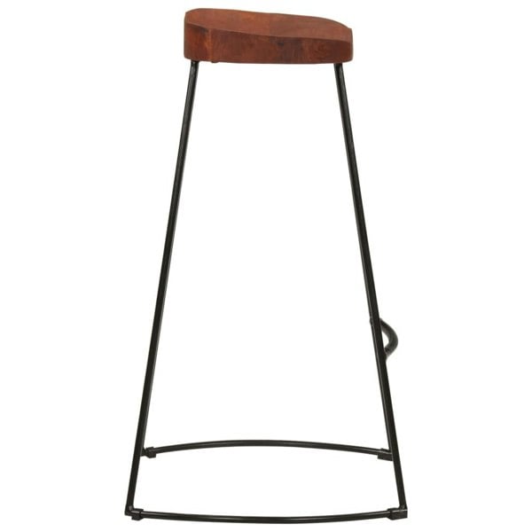 Berkfield Gavin Bar Stools 2 pcs 50x40x78 cm Solid Wood Mango