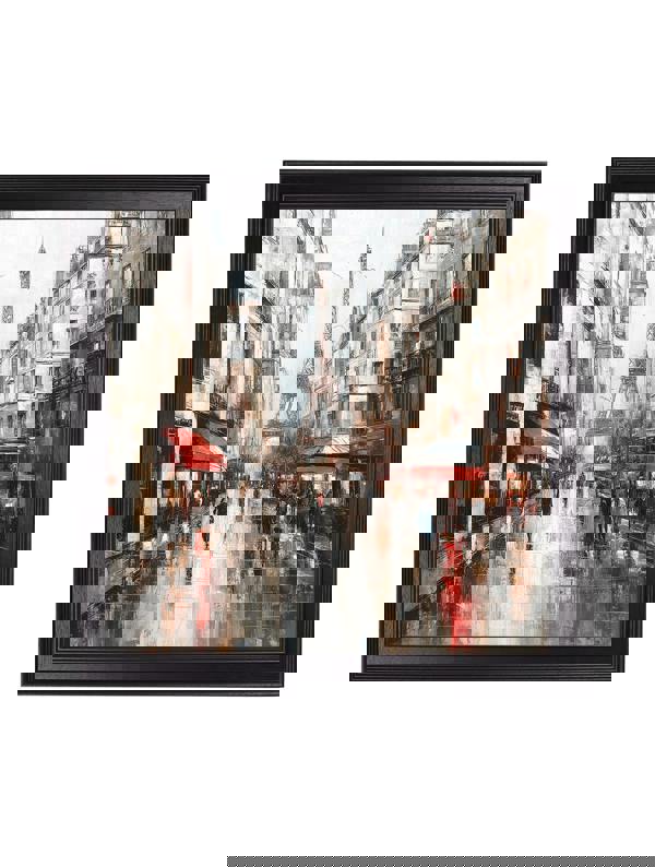 Exceptional Art Paris Eiffel Tower - Black Hurstwood square frame