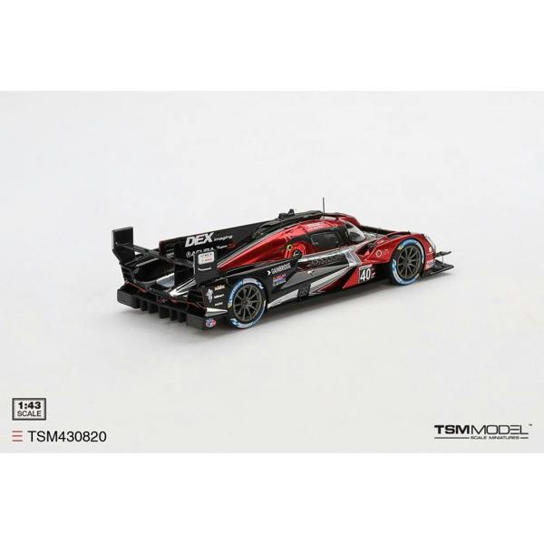a red and black race car