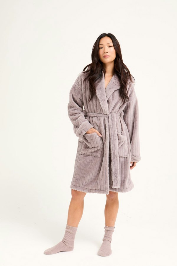 Cloud Dressing Gown in Mink - Wholesale - Robes