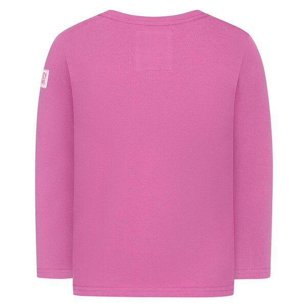 Lazy Jacks LJ99C - Girls Long Sleeve Printed Top - Raspberry