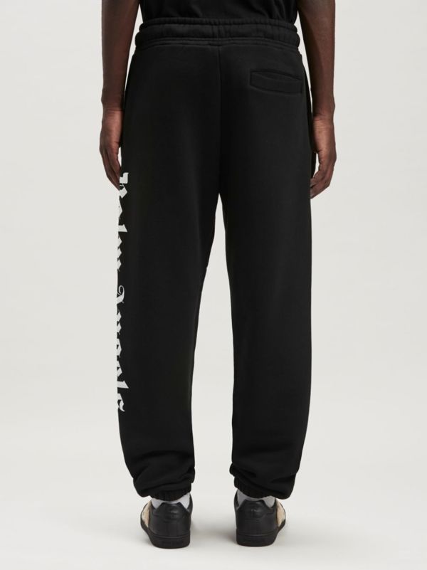 Palm Angels Branded Logo Joggers - Black