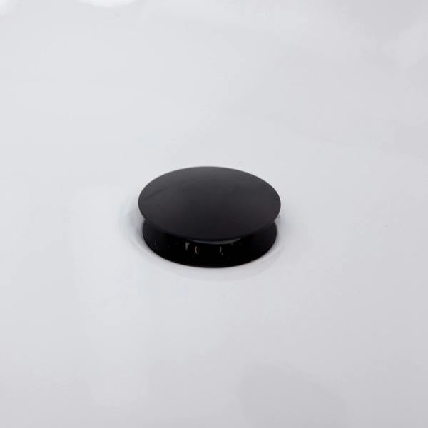 Flode Easy Clean Push Button Bath Waste - Matt Black