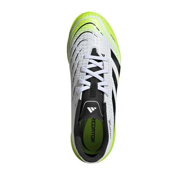 Adidas Childrens/Kids Predator Astro Turf Trainers - White/Black/Lemon - 
