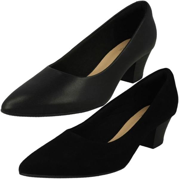 Clarks Ladies Clarks Elegant Low Heel Shoe Teresa Step
