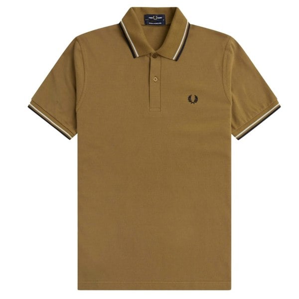 Fred Perry M12 V46 Brown Polo Shirt  Mens M