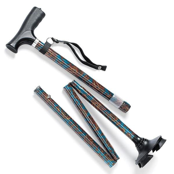 Museum Selection Paisley Folding Walking Stick