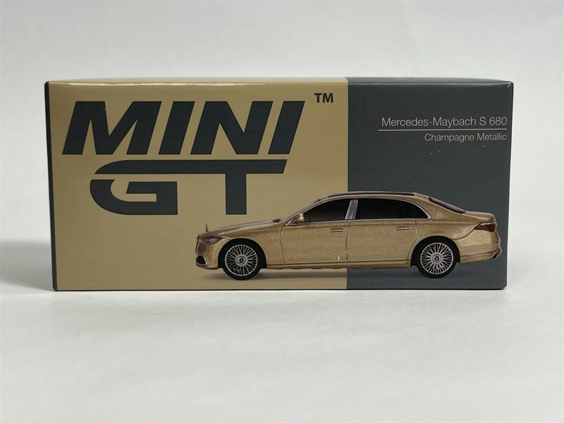 Mini GT Mercedes Maybach S 680 RHD Champagne Metallic 1:64 Scale Mini GT MGT00604R