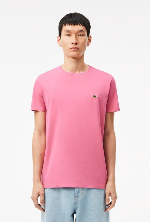 Lacoste Men's Cotton Pima Jersey Crew Neck T-Shirt