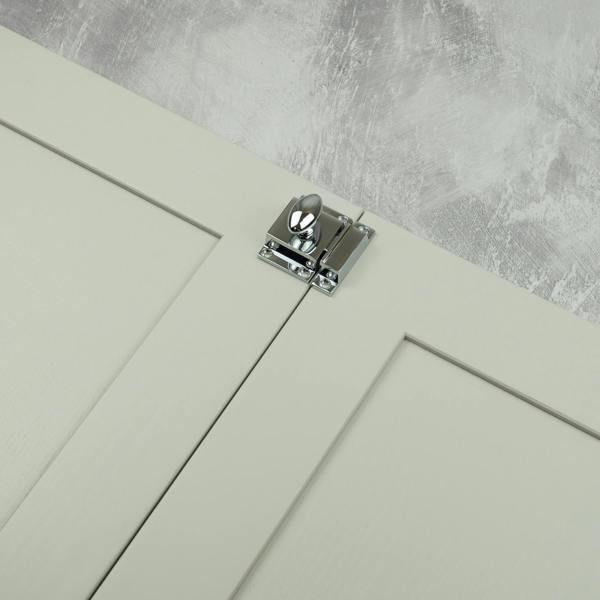 Handle & Home Polished Chrome Traditional Cabinet Latch