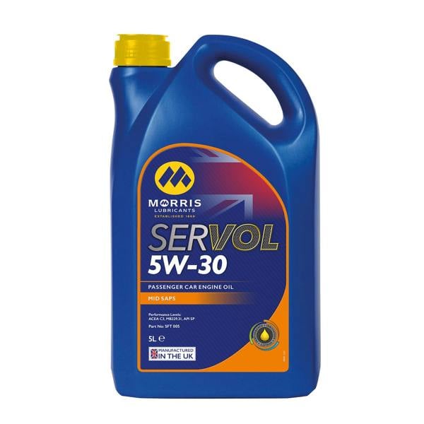 Morris Servol 5W-30 Fully Synthetic Engine Oil ACEA C2 C3 MB229.31 API SP  5L