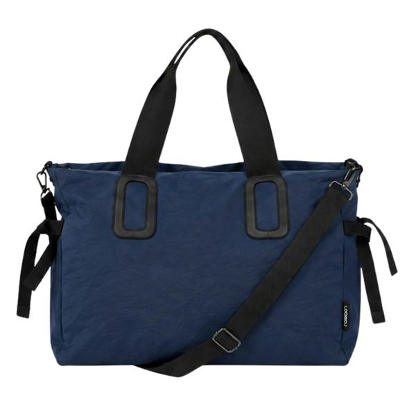 Lorenz Large Crinkled Nylon Travel Holdall