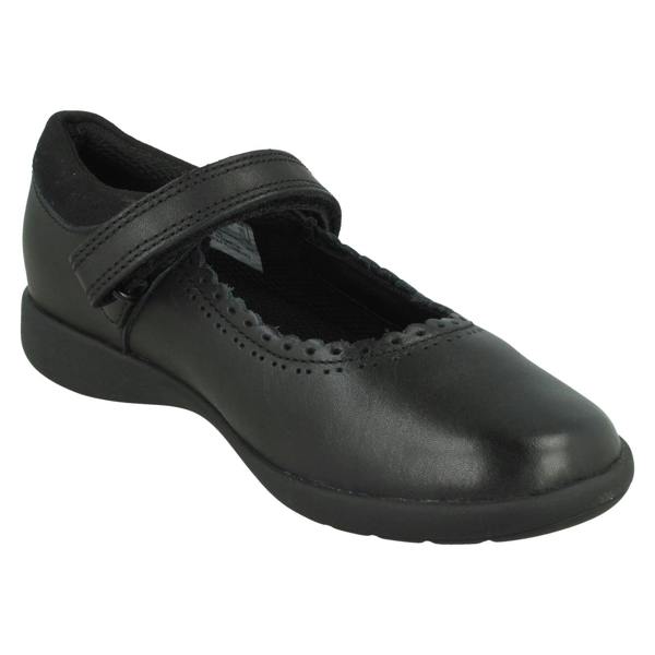 Clarks Girls Clarks Scalloped Edge Mary Jane School Shoes Etch Pure K