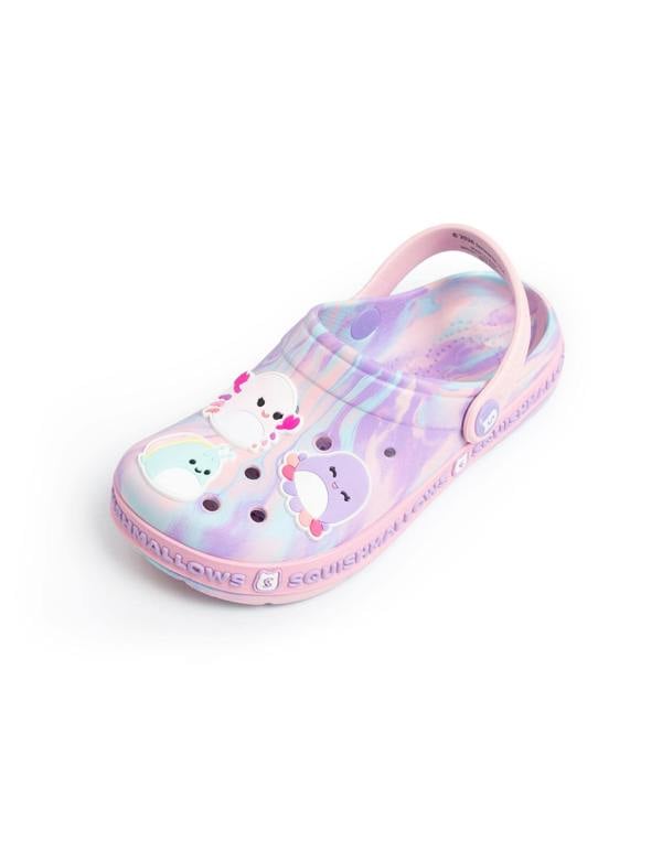 Vanilla Underground Squishmallows Girls Pink Multi Character Clogs