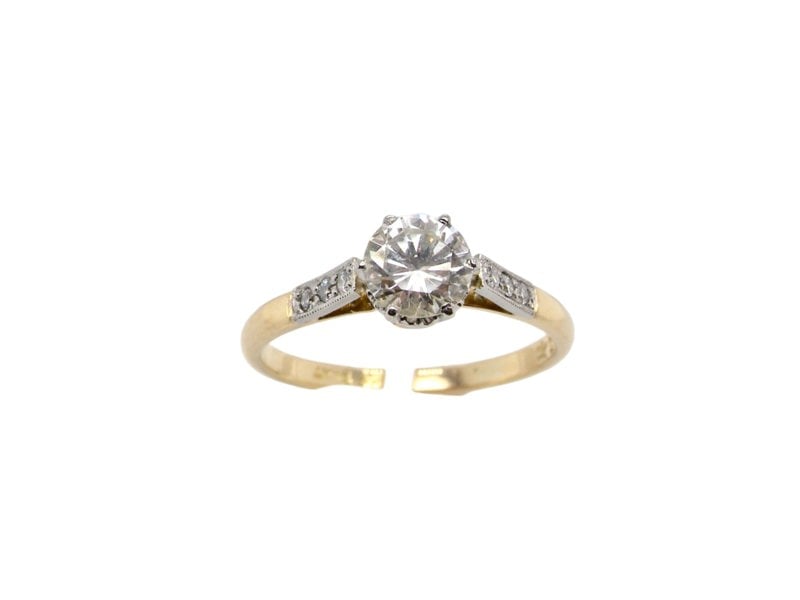 Vintage Tom A vintage diamond solitaire ring