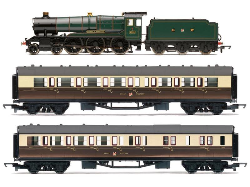 Hornby Railroad 1000 Class 'County of Merioneth' GWR Train Pack