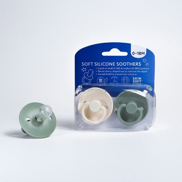 Zello Soft Silicone Soothers - 2 Pack