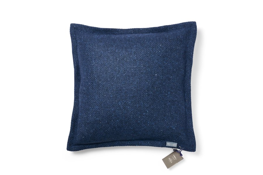 Liddell Mohair Maritime Crolly Navy Cushion