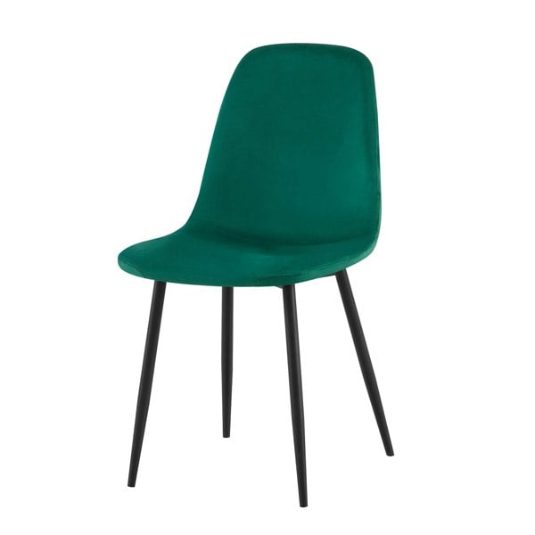 DS Living Luxe Dining Chair 4pc Verdant Green Wood Printed Coating
