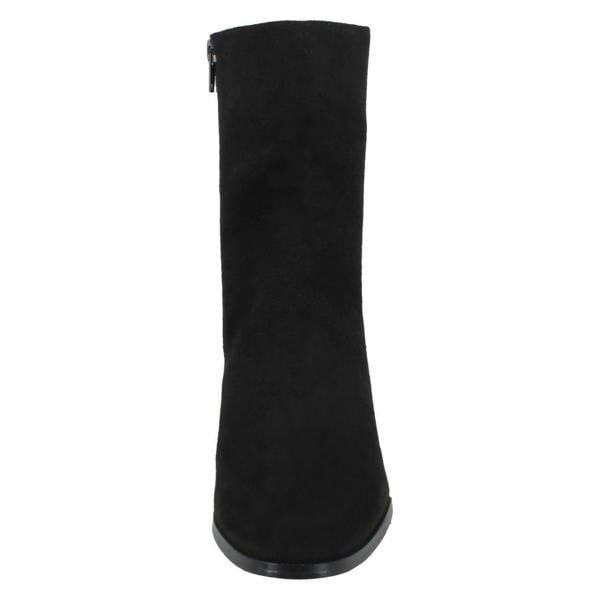 Spot On Ladies Spot On Chunky Blocked Heel Ankle Boots F51128