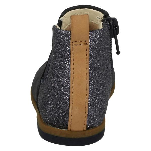 Clarks Infant Girls Clarks Glitter Detailed Ankle Boots Drew Fun