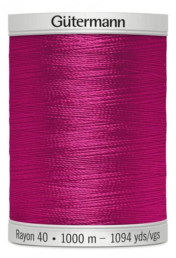Gutermann No 40 Sulky Rayon Embroidery Thread 1000m Rayon Thread Suitable For Embroidery