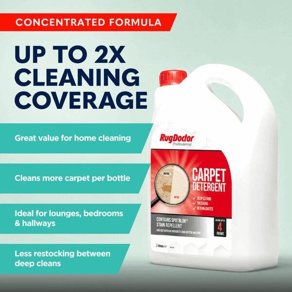 Rug Doctor Carpet Detergent with SpotBlok, 2 Litre
