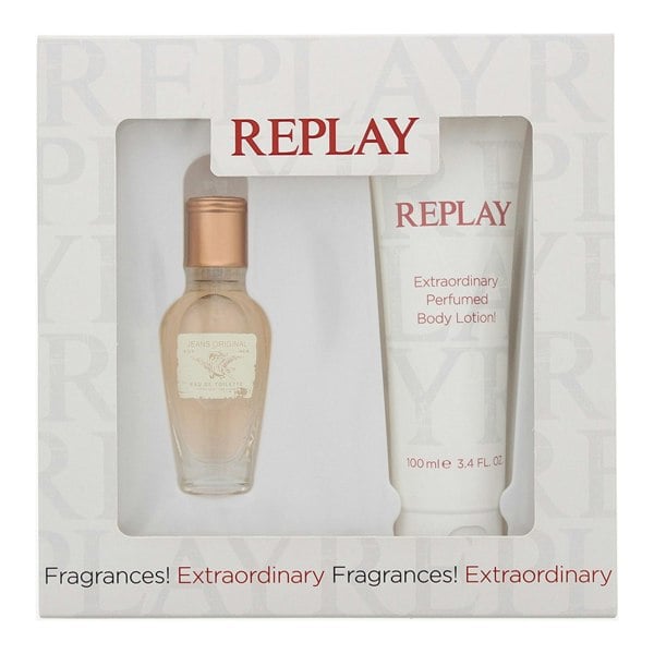 Replay Jeans Original For Her 2 Piece Gift Set: Eau De Toilette 20ml - Body Lotion 100ml
