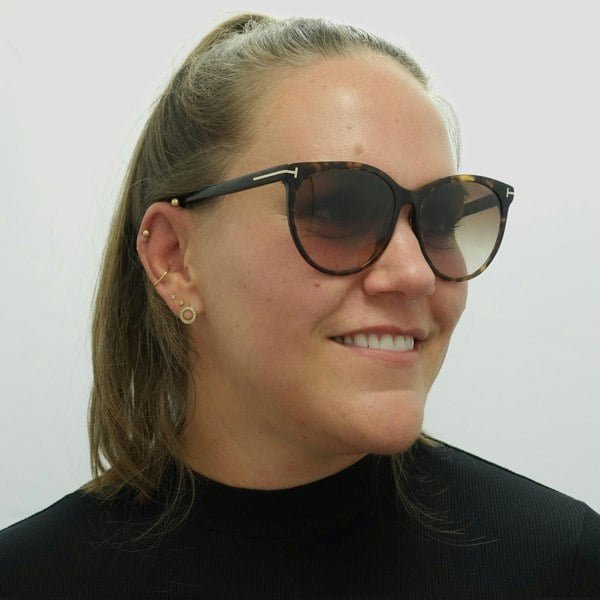 Tom Ford Sunglasses Maxim FT0787 52F Dark Havana Brown Gradient