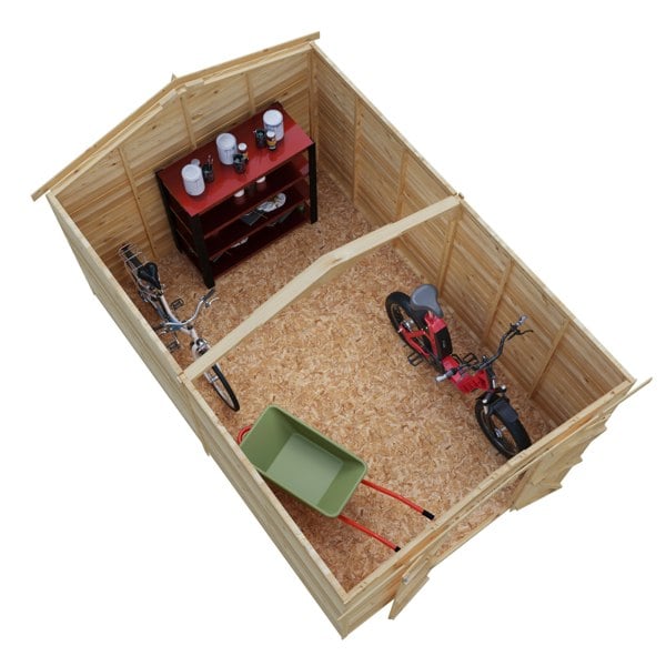 Shire Overlap Double Door No windows 12x8 Storage Shed