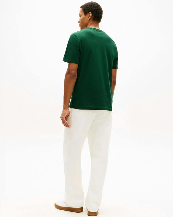 Tommy Hilfiger Brand Love Mono Stack Mens T-Shirt - Nocturnal Green