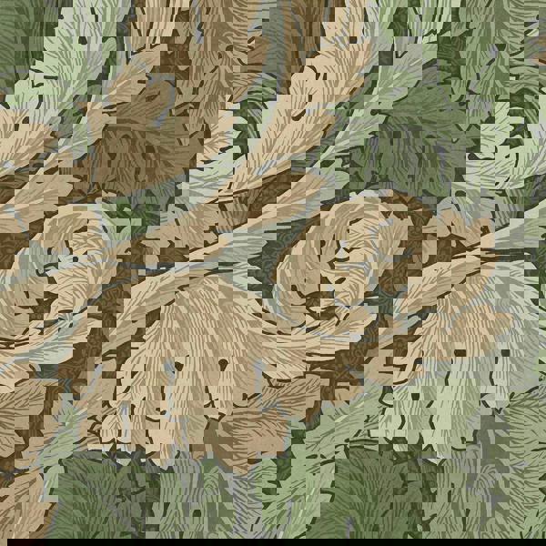 William Morris At Home Acanthus Wallpaper | Green