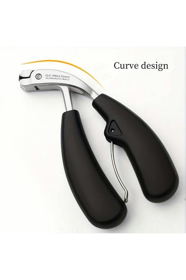 Dyzi Premium Nail Clippers Stainless Steel Concave Blade Silver