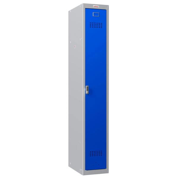 Phoenix Safe Phoenix PL Series PL1130GBE 1 Column 1 Door Personal Locker Grey Body/Blue Door with Electronic Lock