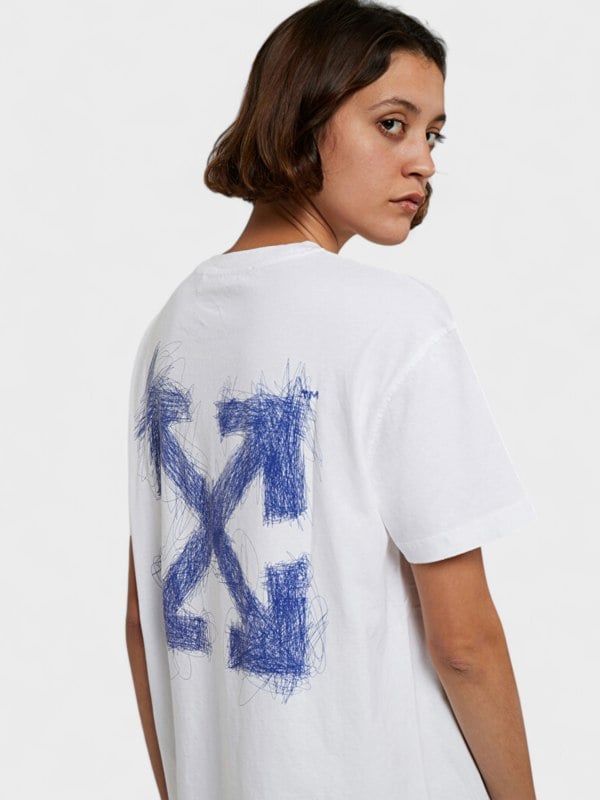 Off-White Pen Arrows Regular Tee White - Womens